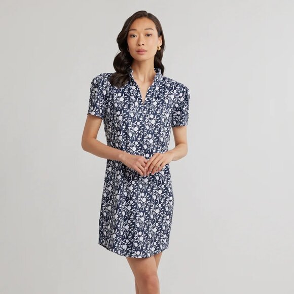 Dudley Stephens, Parker Puff Sleeve Dress in Luxe Stretch - Picture 1 of 2